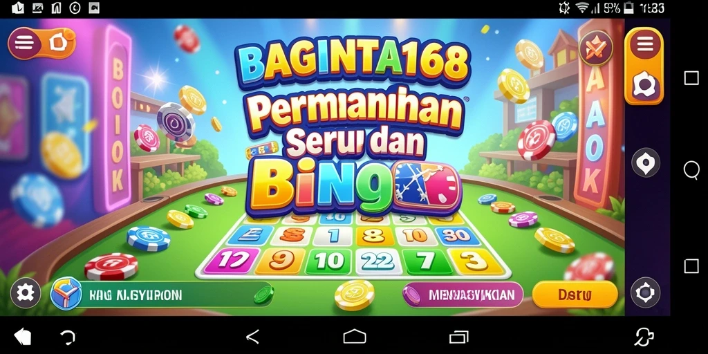 Tampilan menarik dari gameplay Bingo di BAGINTA168.