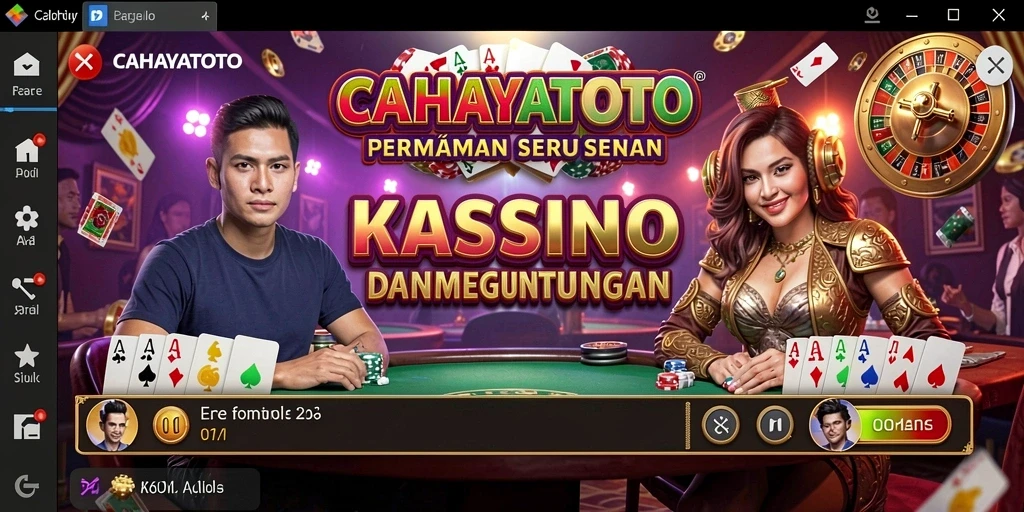Tampilan gameplay CAHAYATOTO yang menarik dan mendebarkan.