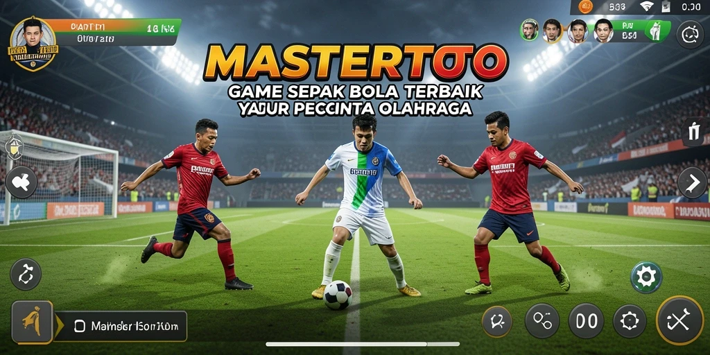 Tampilan gameplay <strong>MASTERTOTO</strong> yang menakjubkan dalam aksi permainan sepak bola.