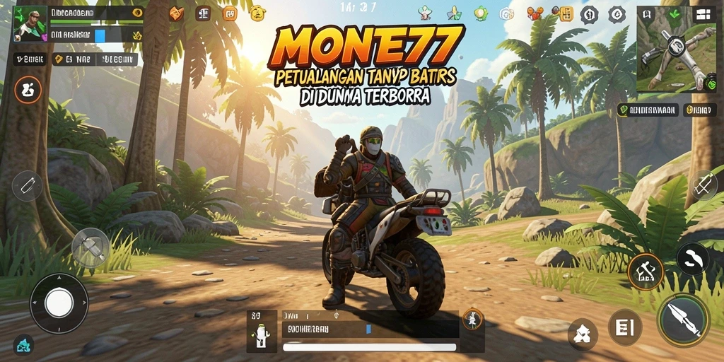 Gameplay seru di dunia terbuka MONTE77 dengan grafis menawan.