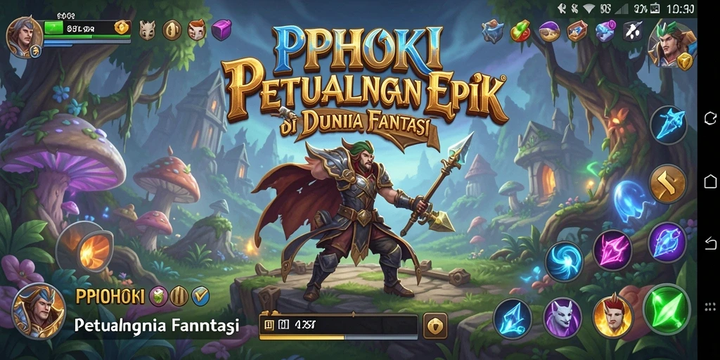 Screenshot menampilkan aksi seru dalam game RPG PPHOKI.