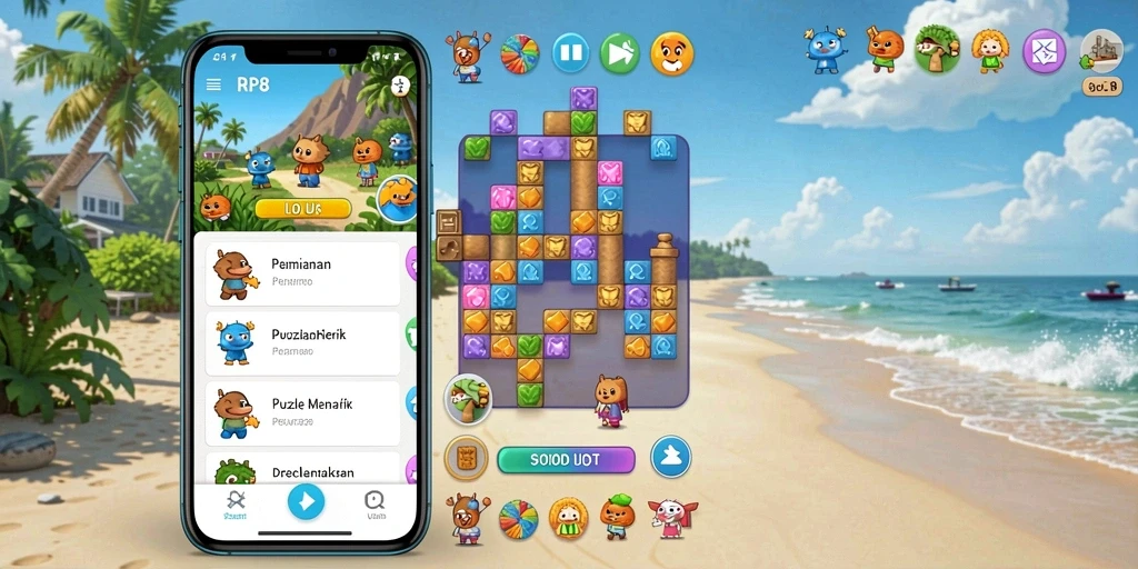 Tampilan gameplay RP8 yang memukau dan menantang.