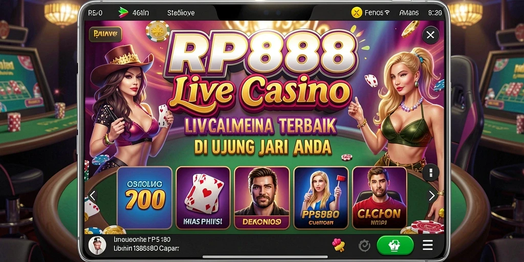 Gameplay Live Casino yang mendebarkan dan interaktif di RP888.