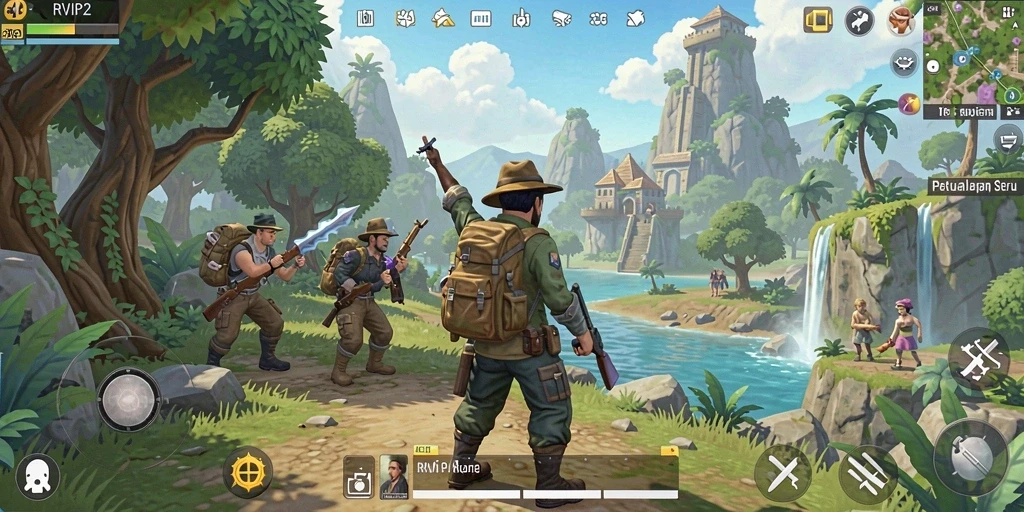 Gameplay imersif dan dunia yang luas dalam RVIP2.